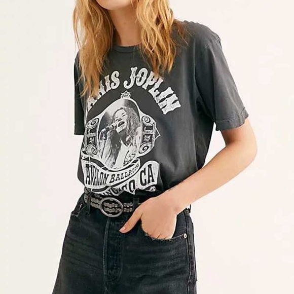 IN STOCK - Janis Joplin Graphic Tee - Picture 3 of 6